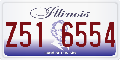 IL license plate Z516554