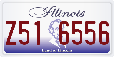 IL license plate Z516556