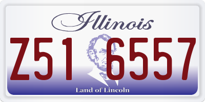 IL license plate Z516557