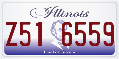 IL license plate Z516559