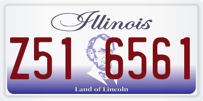 IL license plate Z516561