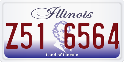 IL license plate Z516564