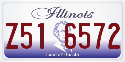 IL license plate Z516572