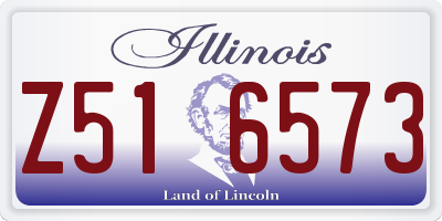 IL license plate Z516573