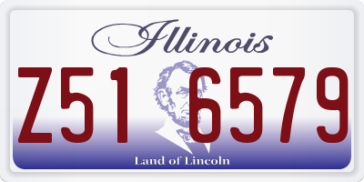 IL license plate Z516579