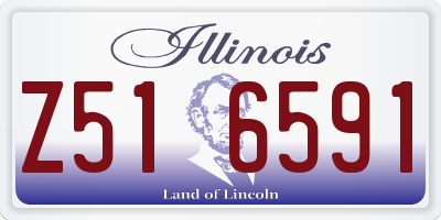 IL license plate Z516591