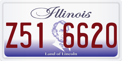 IL license plate Z516620