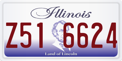 IL license plate Z516624