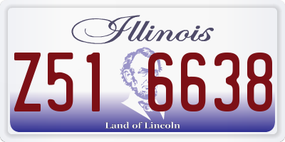 IL license plate Z516638