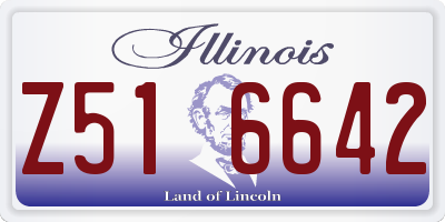 IL license plate Z516642