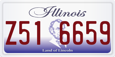 IL license plate Z516659