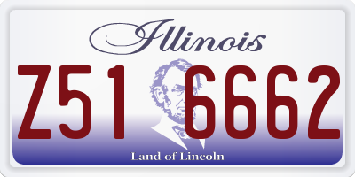 IL license plate Z516662
