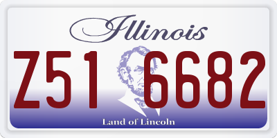 IL license plate Z516682