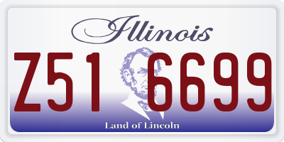 IL license plate Z516699