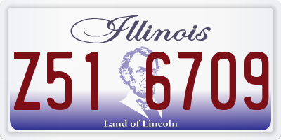 IL license plate Z516709