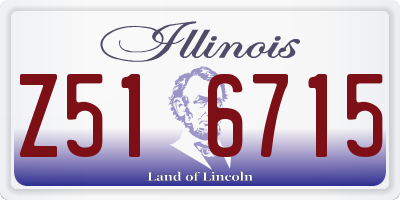 IL license plate Z516715