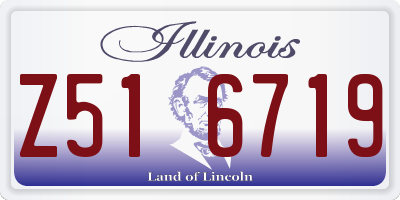 IL license plate Z516719