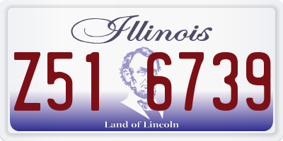 IL license plate Z516739