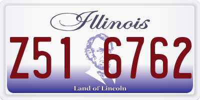 IL license plate Z516762
