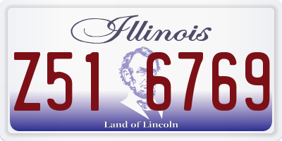 IL license plate Z516769