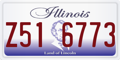 IL license plate Z516773