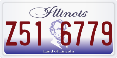 IL license plate Z516779