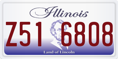 IL license plate Z516808