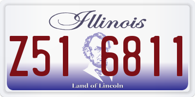 IL license plate Z516811