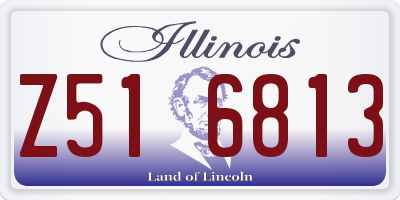 IL license plate Z516813