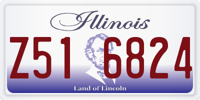 IL license plate Z516824