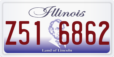 IL license plate Z516862