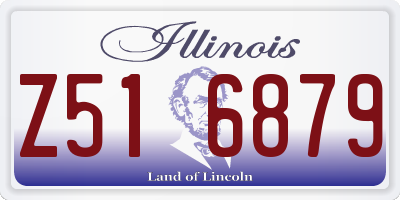 IL license plate Z516879