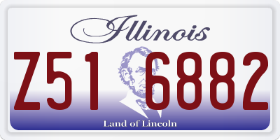 IL license plate Z516882