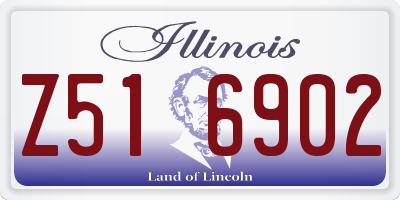 IL license plate Z516902