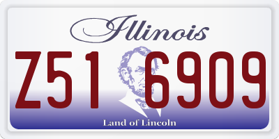 IL license plate Z516909