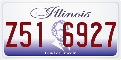IL license plate Z516927