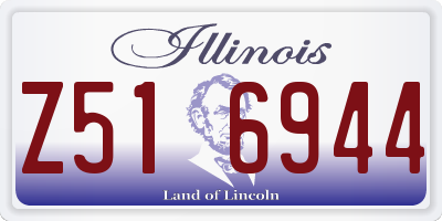 IL license plate Z516944