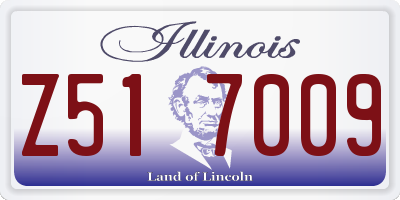 IL license plate Z517009