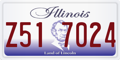 IL license plate Z517024