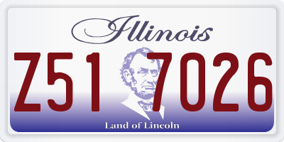 IL license plate Z517026