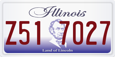IL license plate Z517027