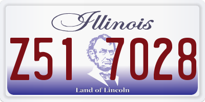 IL license plate Z517028