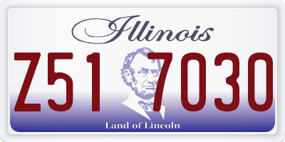 IL license plate Z517030