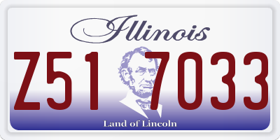 IL license plate Z517033