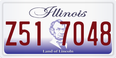 IL license plate Z517048
