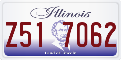 IL license plate Z517062