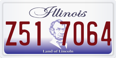 IL license plate Z517064