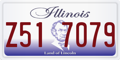 IL license plate Z517079