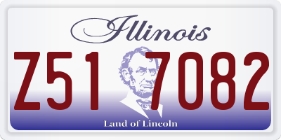 IL license plate Z517082