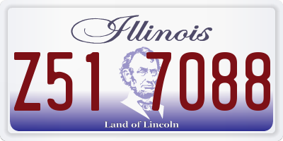IL license plate Z517088